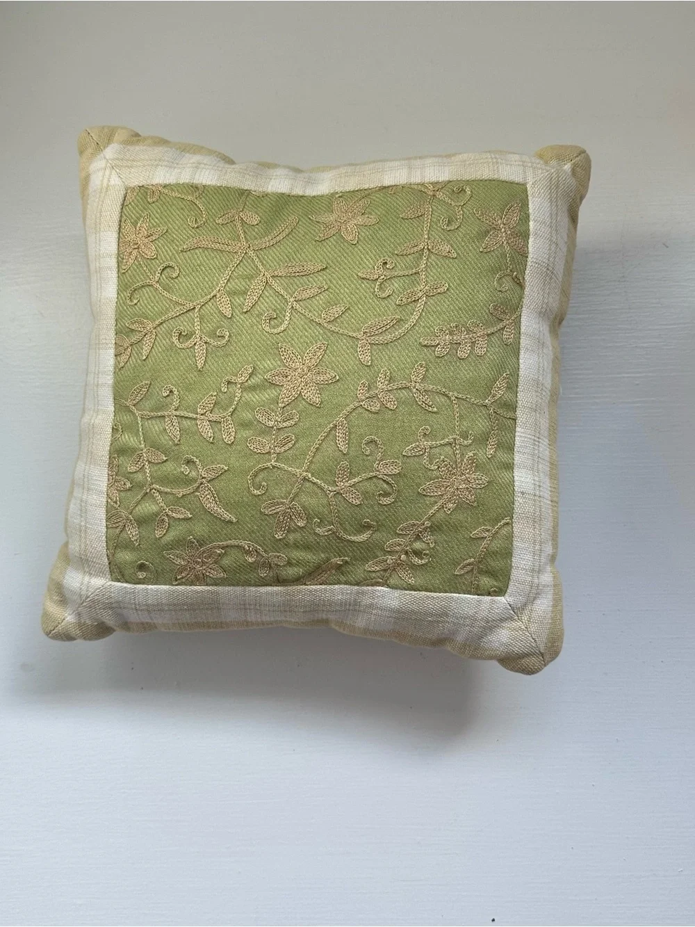Soft pinks and greens accent pillows - Home Accents